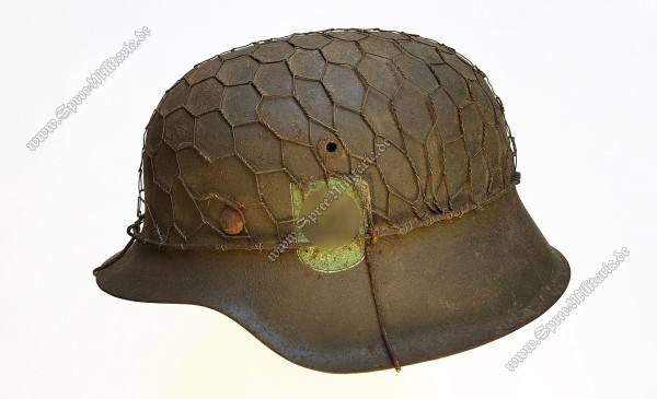 Wehrmacht/Volkssturm Steel Helmet M42 Freikorps Sauerland