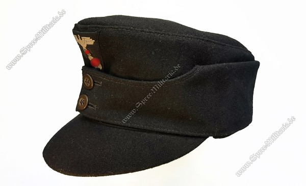 Waffen-SS Black Fieldcap M43 for SS-Panzerkorps EM/NCO