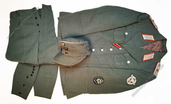 Polizei Gebirgsdivision Field Blouse/Trousers/Fieldcap M43 NCO