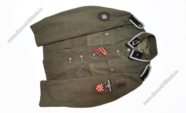 Waffen-SS Uniform/Feldbluse M43 "Handschar" Gebirgsjäger Unterscharführer