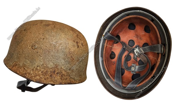 Luftwaffe Stahlhelm M38 für Fallschirmjäger Afrika/Zimmerit Tarn "ET68"